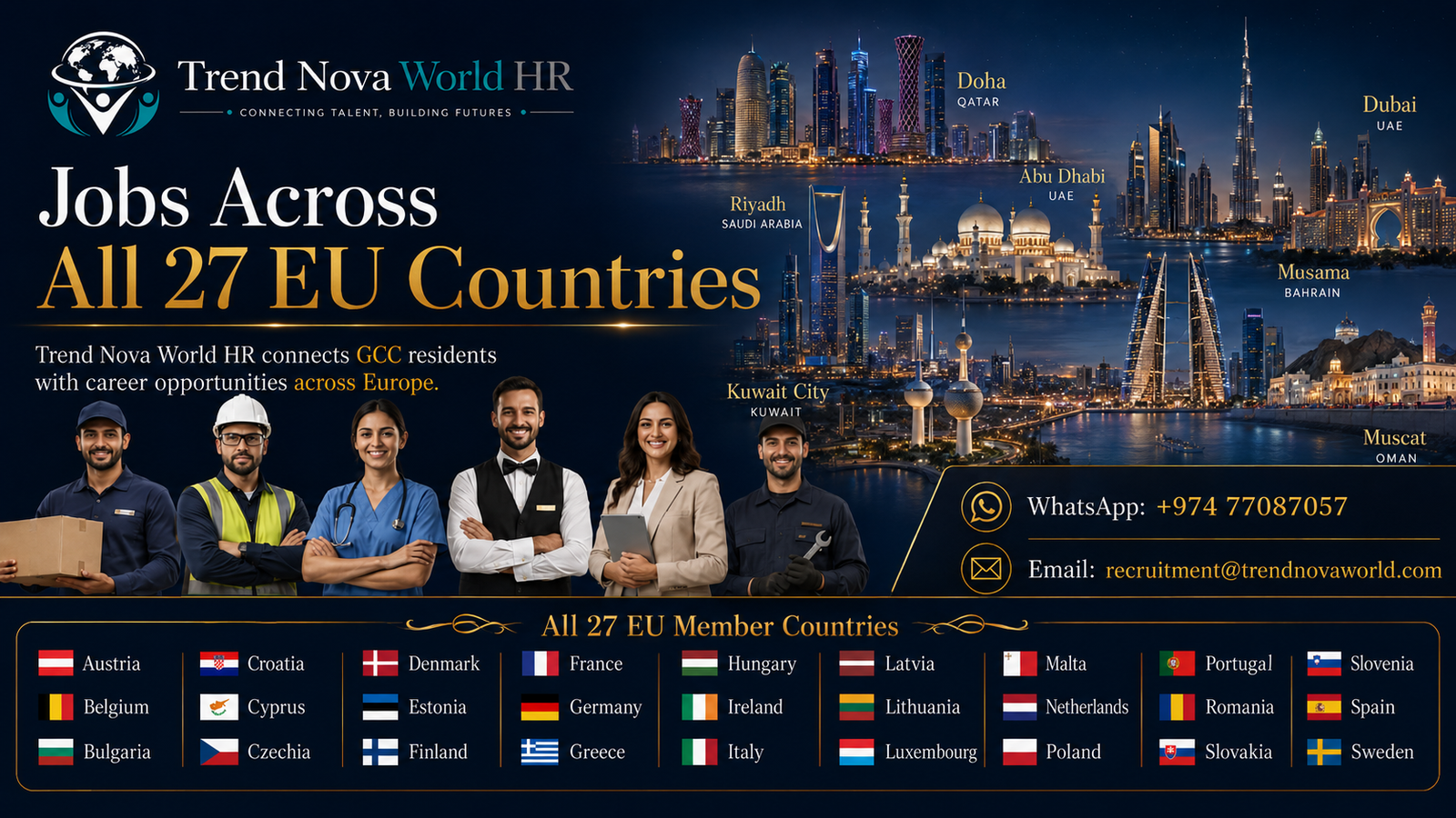 European Union countries and workforce opportunity network