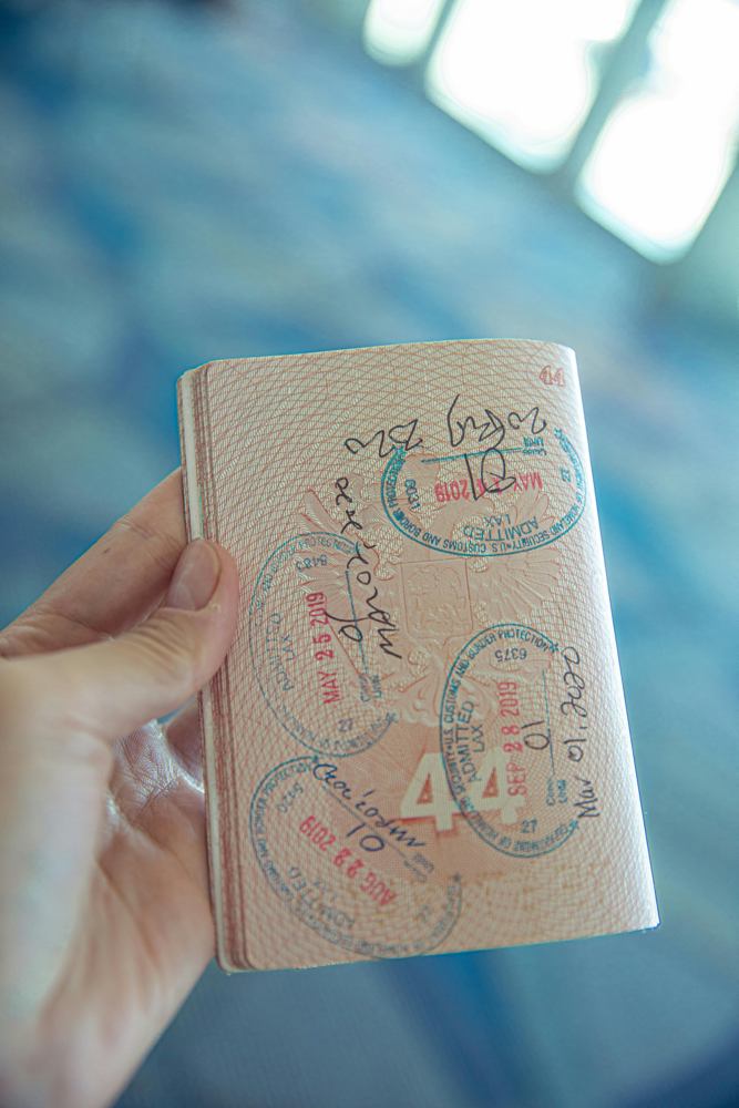 International travel and mobility planning at an airport