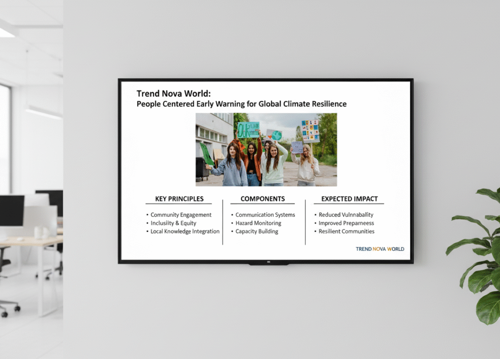 People Centered Early Warning for Global Climate Resilience